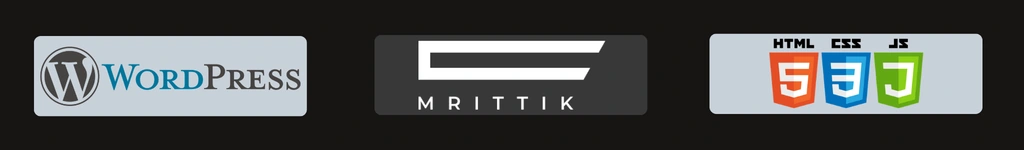 Smarx Architecture portfolio website technology stack with WordPress and Mrittik