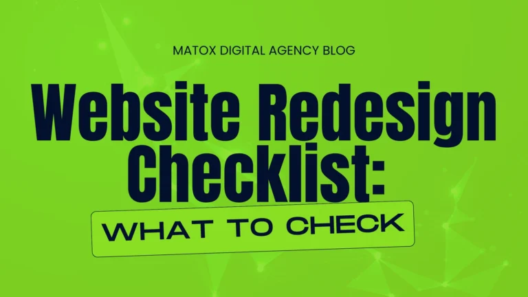 Website redesign checklist for planning, SEO, launch and post-launch checks