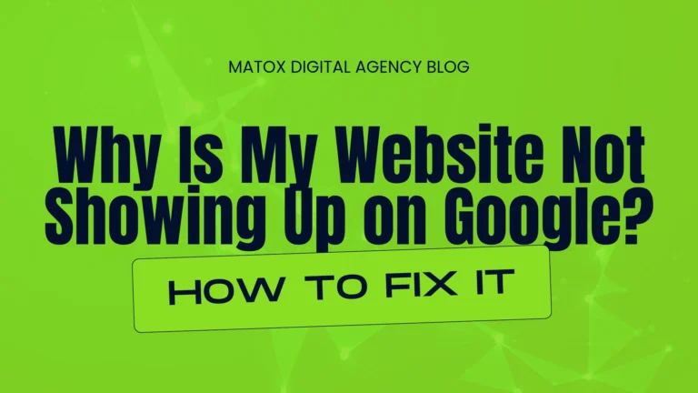 Why is my website not showing up on Google troubleshooting guide